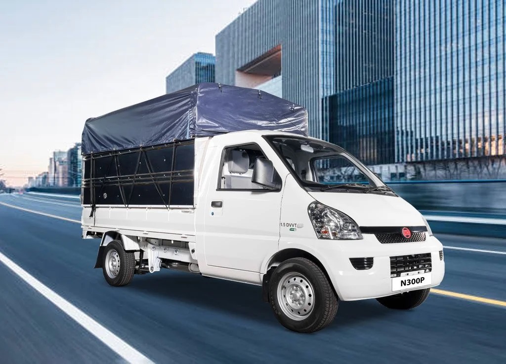 Xe Tải Wuling TQ N300P thùng bạt là mẫu xe được sản xuất lắp ráp tại Việt Nam năm 2023